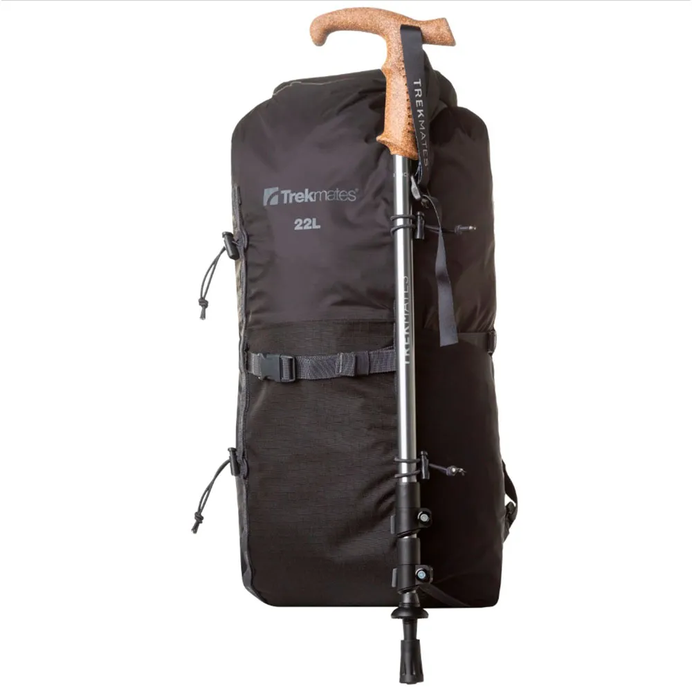 Trekmates Wanderer Lock Spaserstokker, Asphalt, 63.5-140cm Trekmates Wanderer Lock Spaserstokker, Asphalt, 63.5-140cm