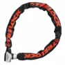 Trelock Bc340/85 Kjedelås, Black / red, 7 x 850mm
