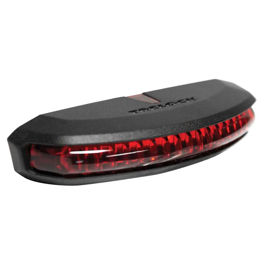 Trelock Cob Line Led Dinamo Baklys, Red / black, One Size
