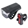 Trelock Lighthammer Ls 480/ls 740 Signal Sykkellyktesett, Black / red, One Size