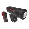 Trelock Ls 600 I-go Vector+ls 740 Vector Sykkellyktesett, Black, One Size
