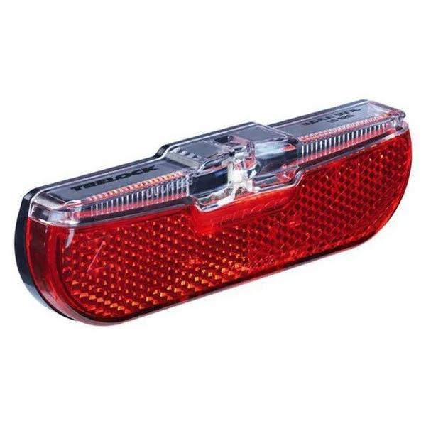 Trelock Ls 613 Duo Flat Baklys, Red, One Size