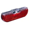 Trelock Ls 613 Duo Flat Baklys, Red, One Size