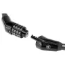 Trelock Pk 260 Code 15 Mm Kabellås, Black, One Size