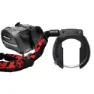 Trelock Rs 453 Sykkelrammelås, Black / red, One Size