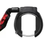 Trelock Rs 453 Sykkelrammelås, Black / red, One Size