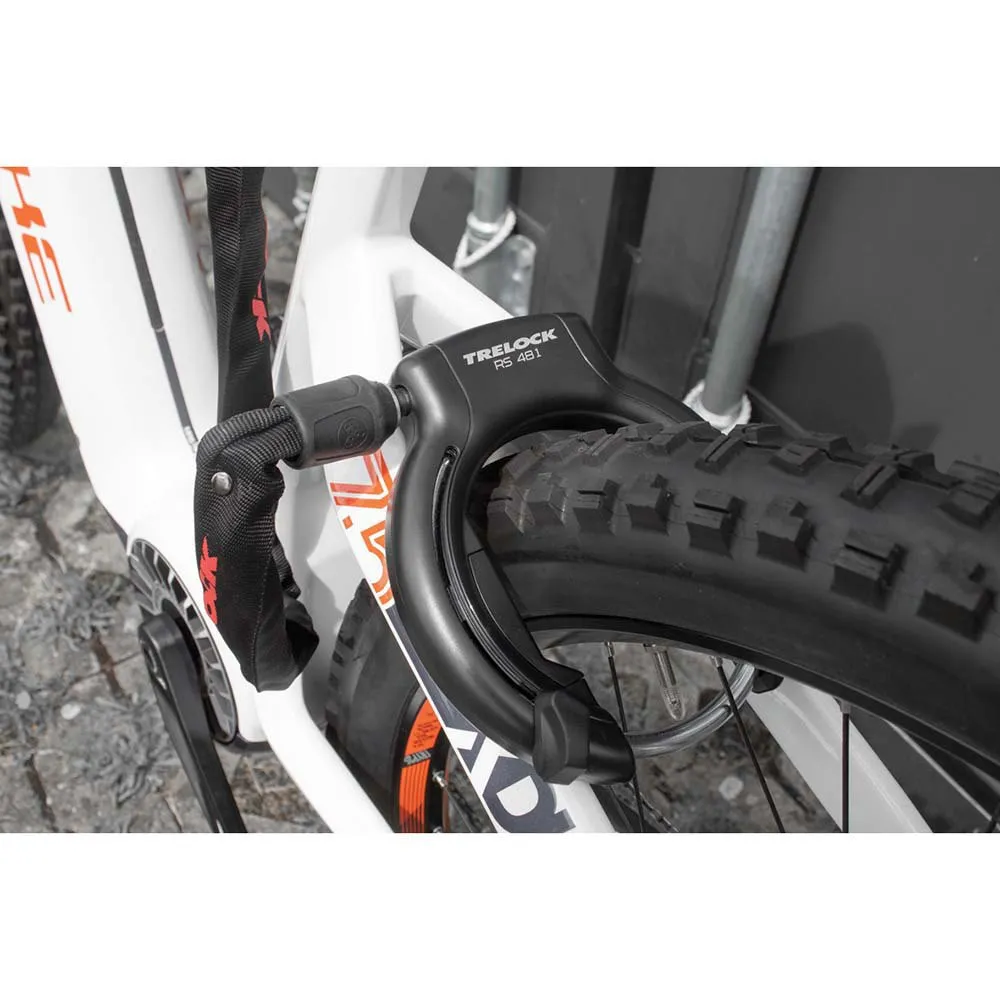 Trelock Rs 481 Xxl 92 Mm Sykkelrammelås, Black, One Size