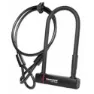 Trelock U4 Flex U-lås, Black, 230 x 102 x 14mm