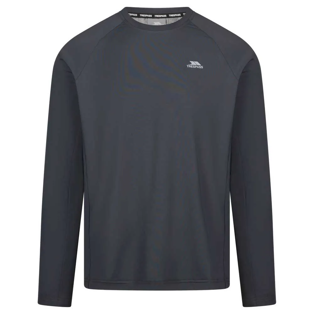 Trespass Alexei Langarmet T-skjorte, Dark grey