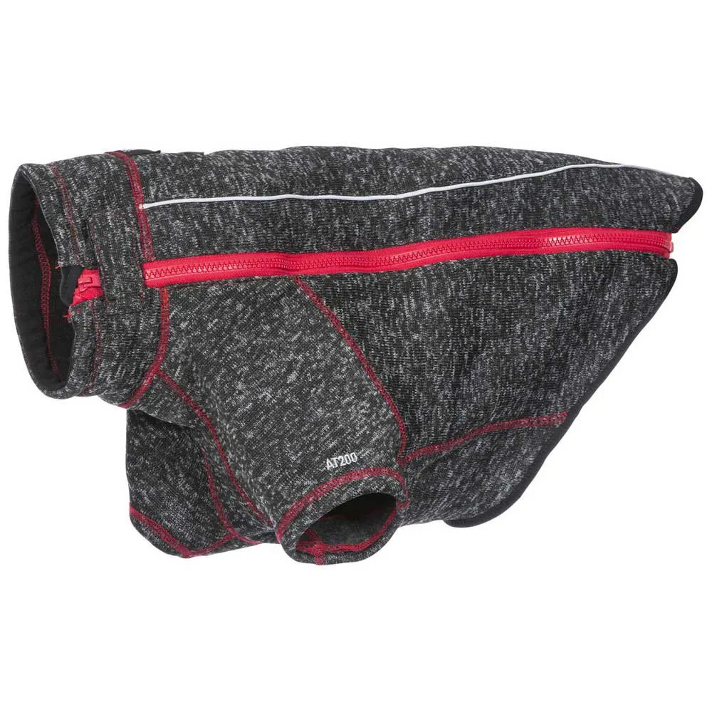Trespass Boomer Fleece Hundegenser, Black melange x, L