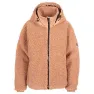 Trespass Burly Fleecejakke Med Hette, Dark blush