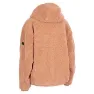 Trespass Burly Fleecejakke Med Hette, Dark blush