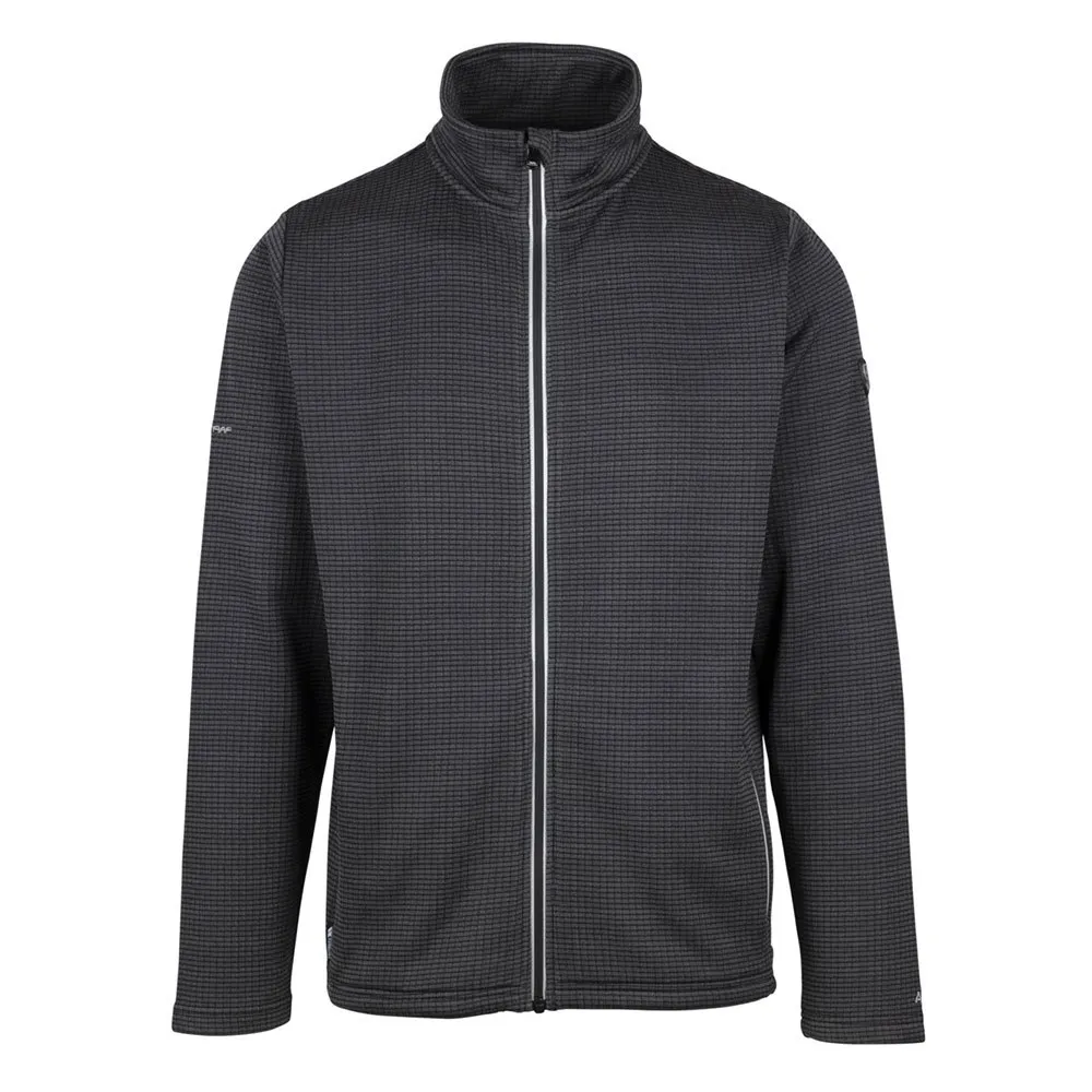 Trespass Chinley Fleece, Dark grey grid Trespass Chinley Fleece, Dark grey grid