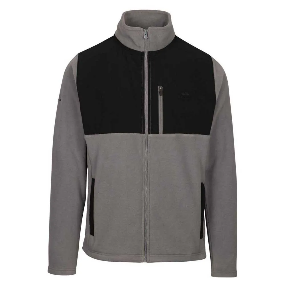 Trespass Falkenham Fleecejakke Med Full Glidelås, Storm grey