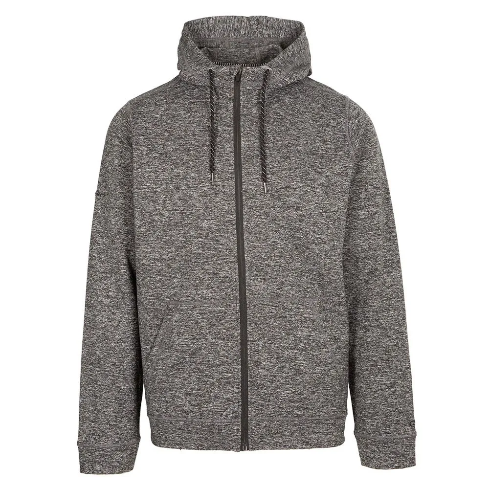 Trespass Gainsford Fleecejakke Med Full Glidelås, Grey marl