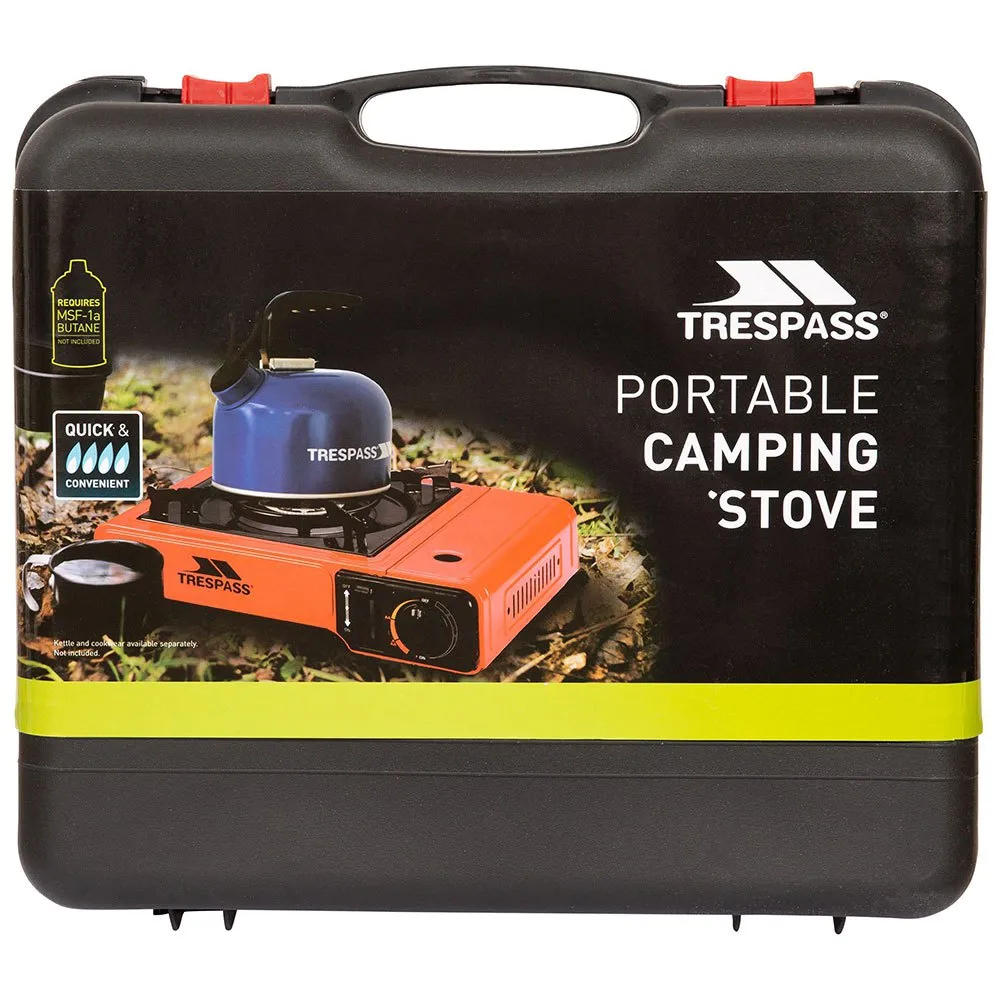 Trespass Gastro Gasskomfyr For Camping, Red, One Size