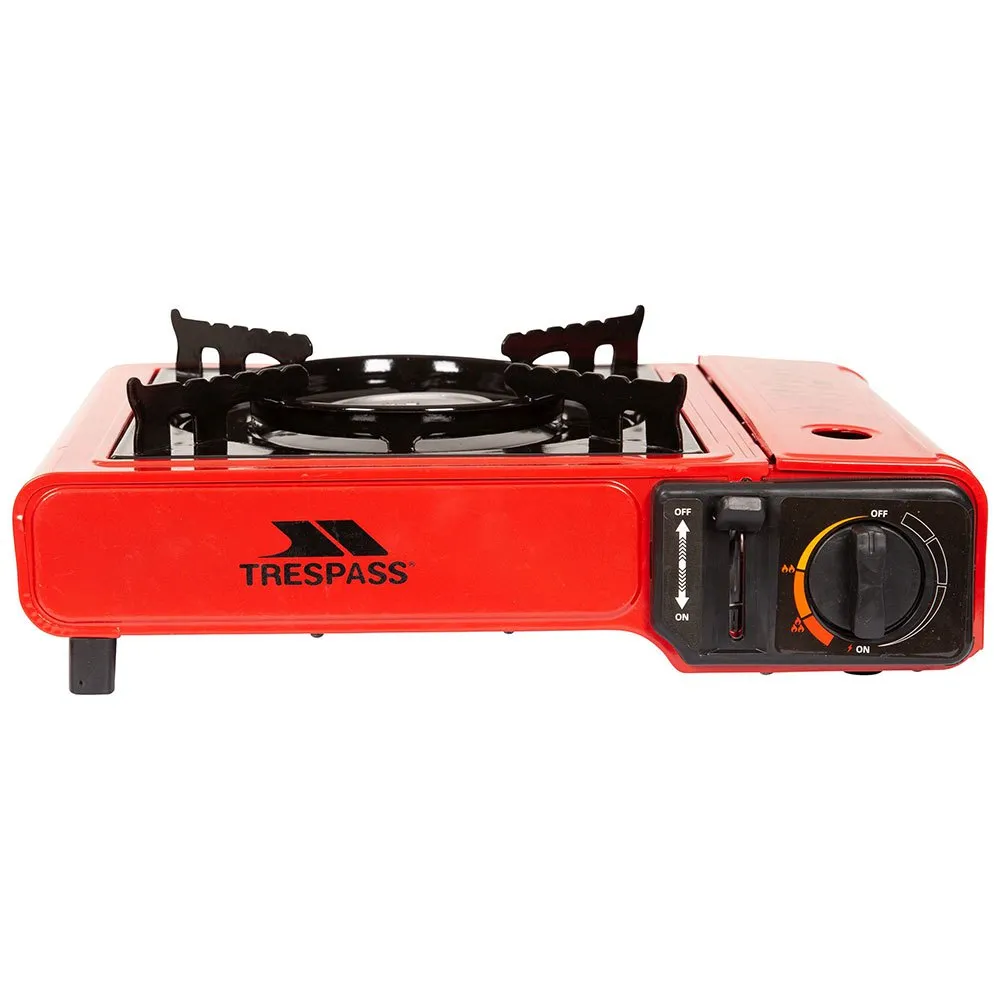 Trespass Gastro Gasskomfyr For Camping, Red, One Size