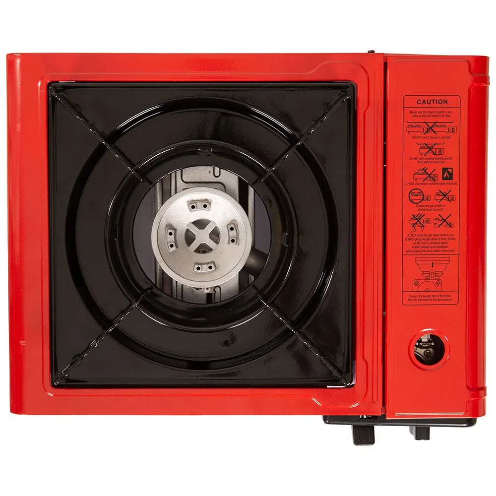 Trespass Gastro Gasskomfyr For Camping, Red, One Size
