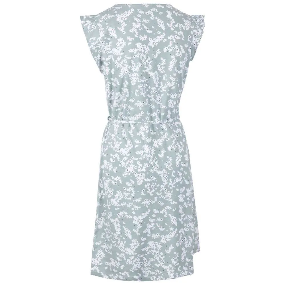 Trespass Holly Kjole, Dusty teal ditsy print