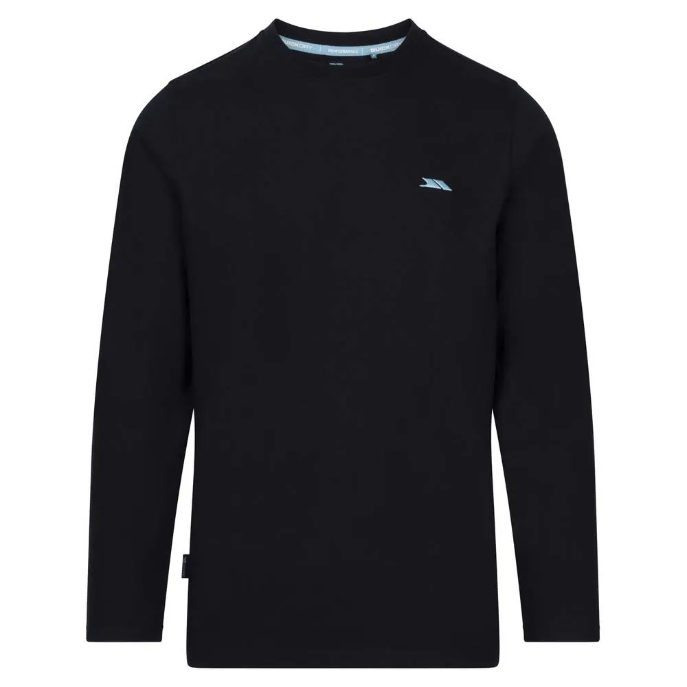 Trespass Howly Langarmet T-skjorte, Black