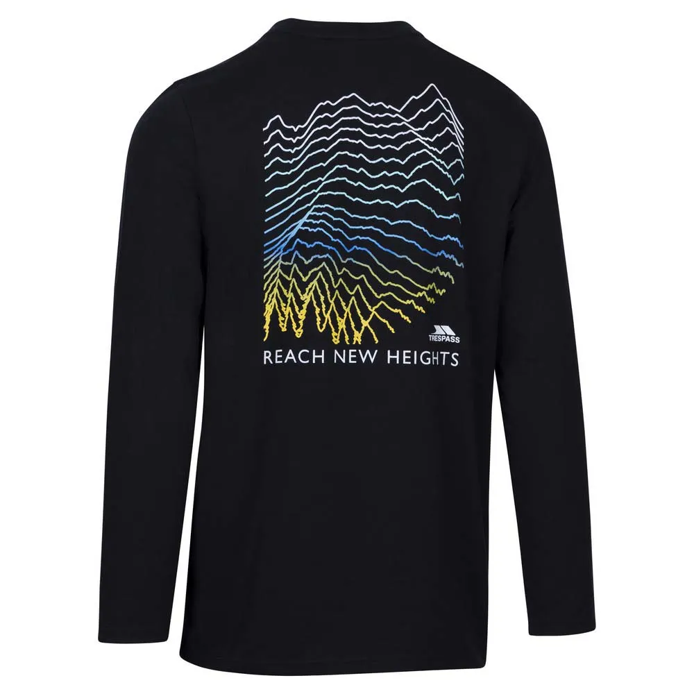Trespass Howly Langarmet T-skjorte, Black