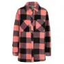 Trespass Kimya Fleecejakke Med Full Glidelås, Pink shell check