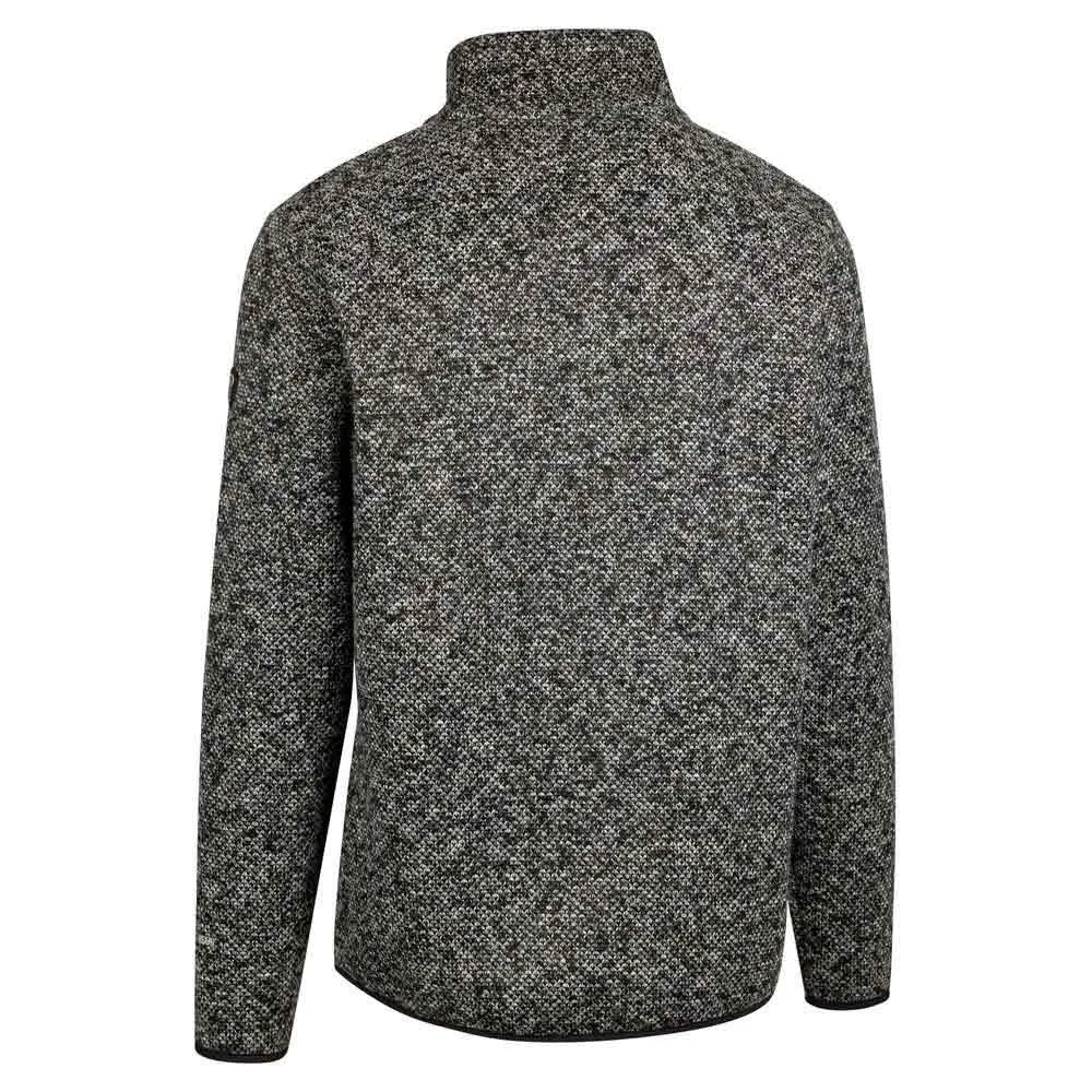 Trespass Lappin Fleecejakke Med Full Glidelås, Grey marl
