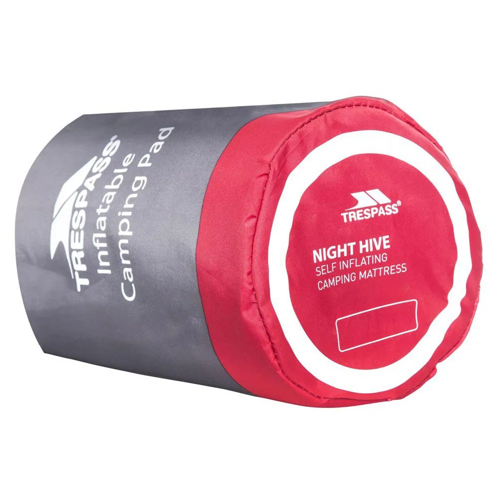 Trespass Night Hive Oppblåsbar Matte, Red