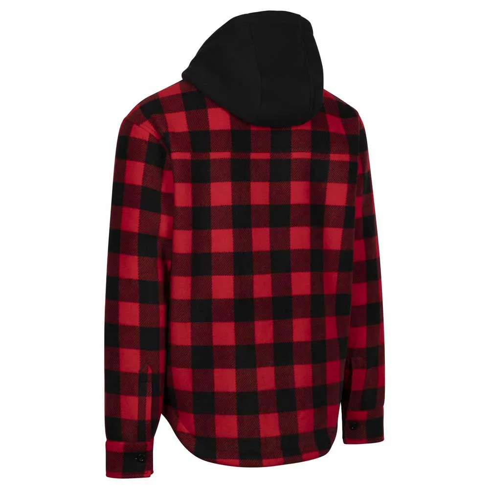 Trespass Nowme Skjorte Med Lange Ermer, Red check