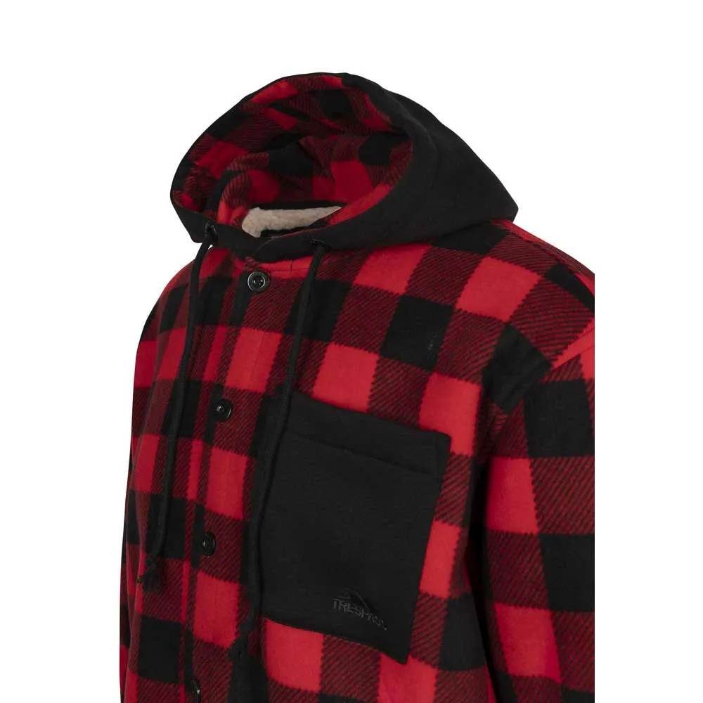Trespass Nowme Skjorte Med Lange Ermer, Red check