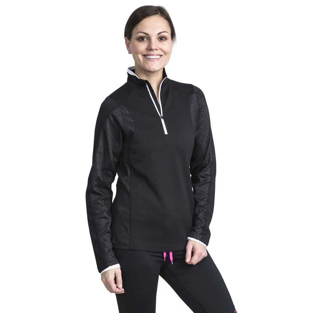 Trespass Ollog Langarmet T-skjorte, Black Trespass Ollog Langarmet T-skjorte, Black