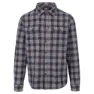 Grey blue check