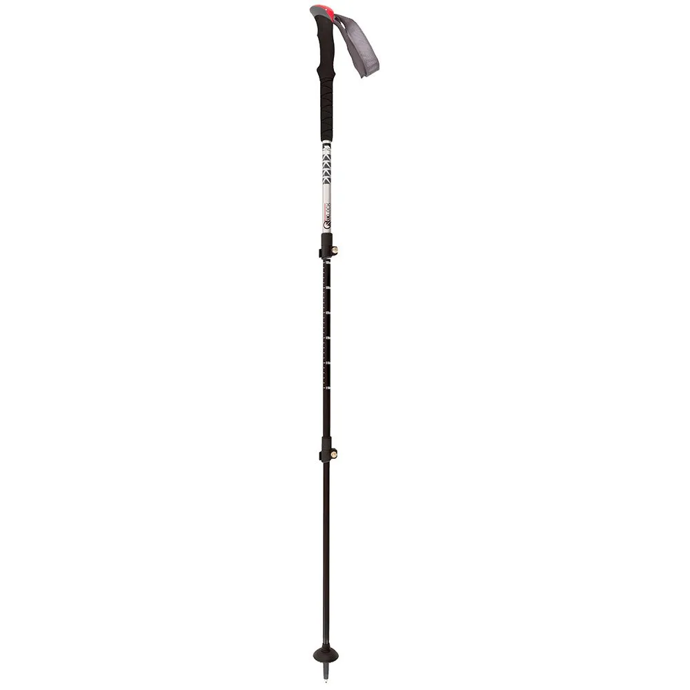 Trespass Qiklock Vandrestok 1 Enhet, Silver, 63-135cm Trespass Qiklock Vandrestok 1 Enhet, Silver, 63-135cm