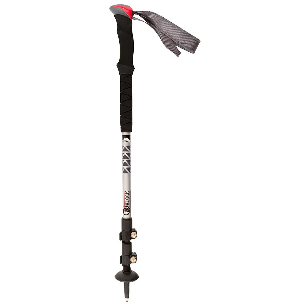 Trespass Qiklock Vandrestok 1 Enhet, Silver, 63-135cm Trespass Qiklock Vandrestok 1 Enhet, Silver, 63-135cm
