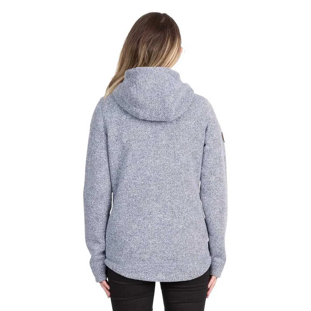 Trespass Reserve C Fleecejakke Med Hette, Denim blue
