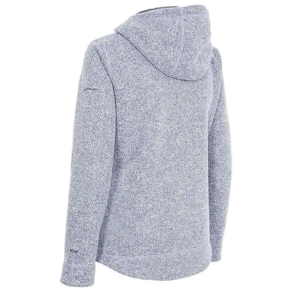 Trespass Reserve C Fleecejakke Med Hette, Denim blue