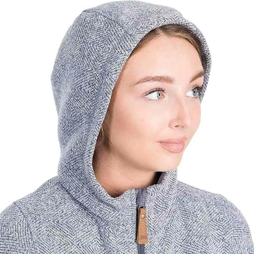 Trespass Reserve C Fleecejakke Med Hette, Denim blue