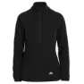 Trespass Rosemary Fleecejakke Med Halv Glidelås, Black