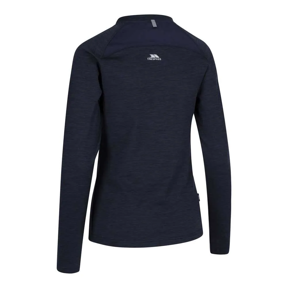 Trespass Ruziz Langarmet T-skjorte, Navy