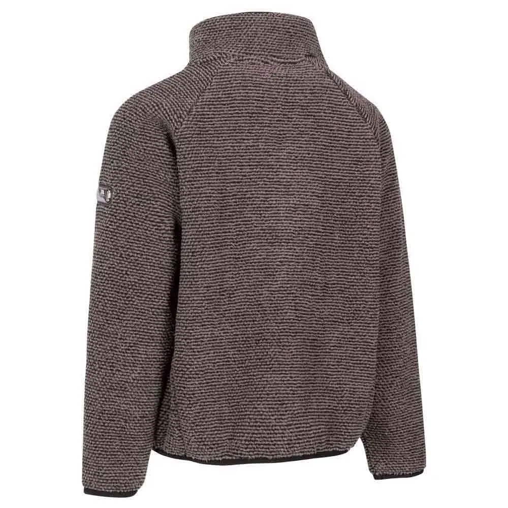 Trespass Salo Fleecejakke Med Full Glidelås, Storm grey, 5-6Y