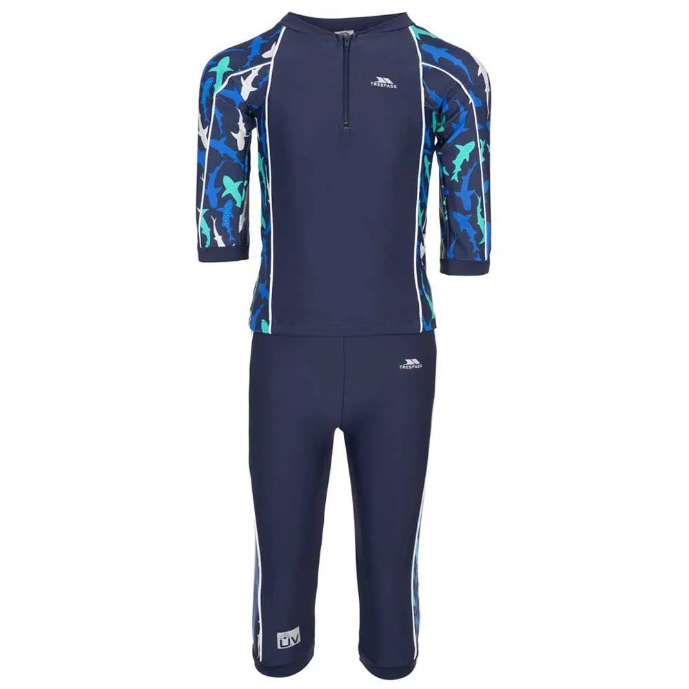 Trespass Smiley Uv-beskyttende Langermet Jumpsuit Til Barn unisex Trespass Smiley Uv-beskyttende Langermet Jumpsuit Til Barn unisex