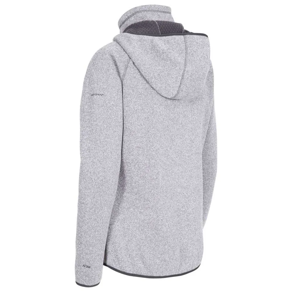Trespass Splendor Fleecejakke Med Hette, Grey