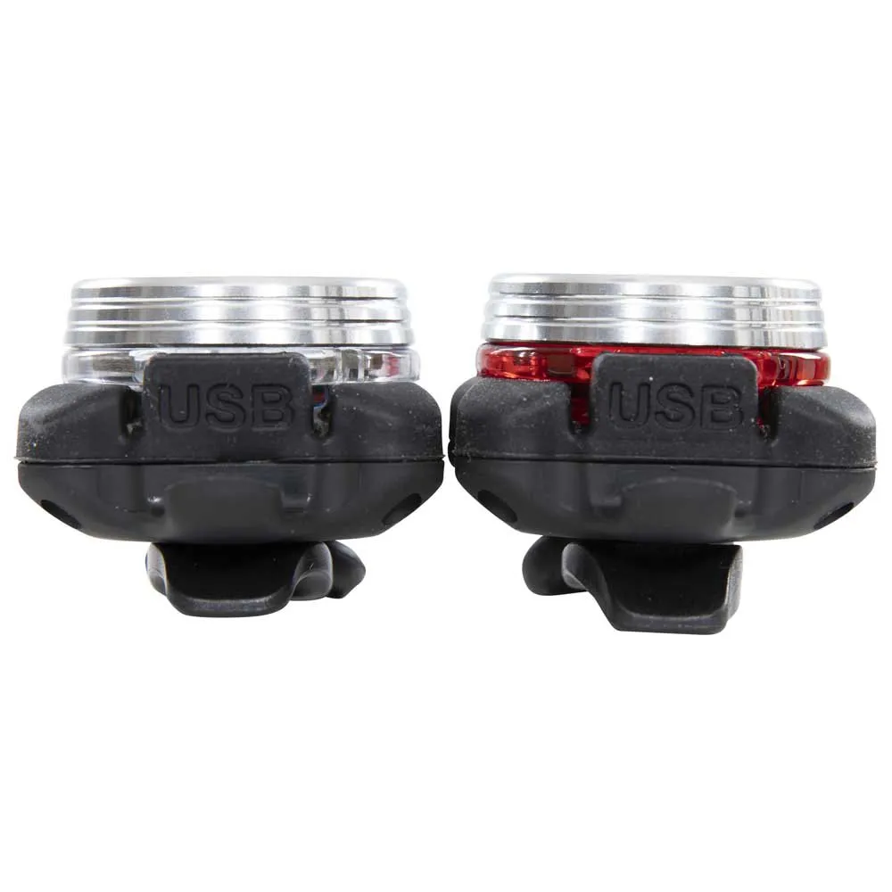 Trespass Streetlights Bike Sykkellyktesett, Black, One Size