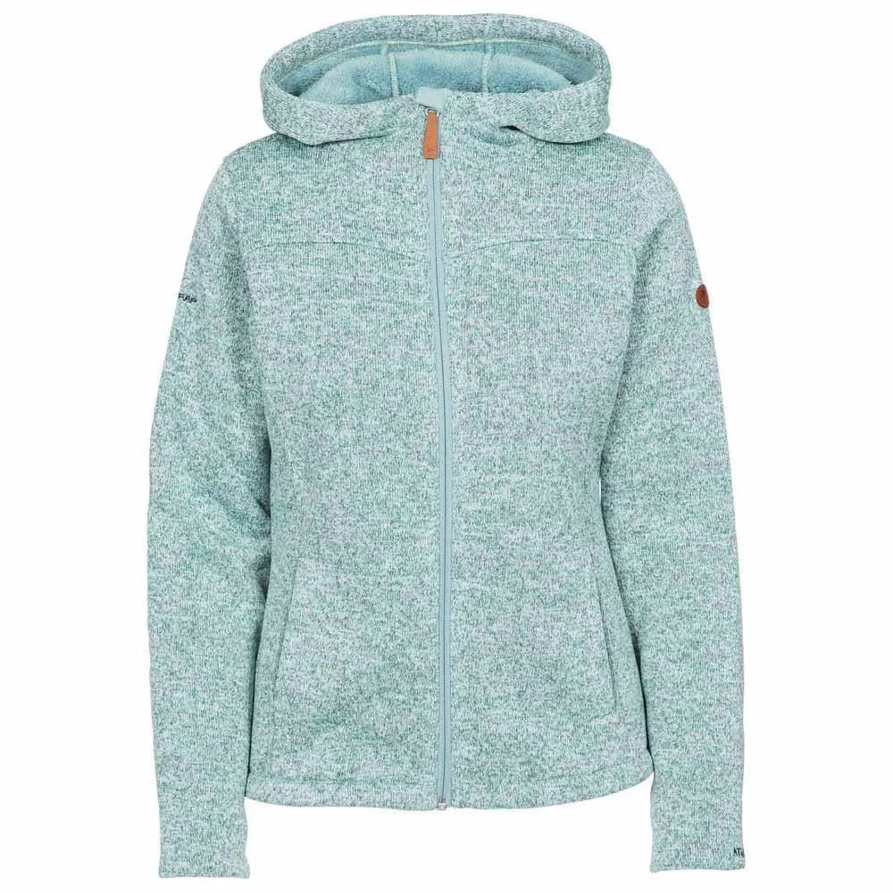 Trespass Teesta Fleecejakke Med Hette, Aquamarine