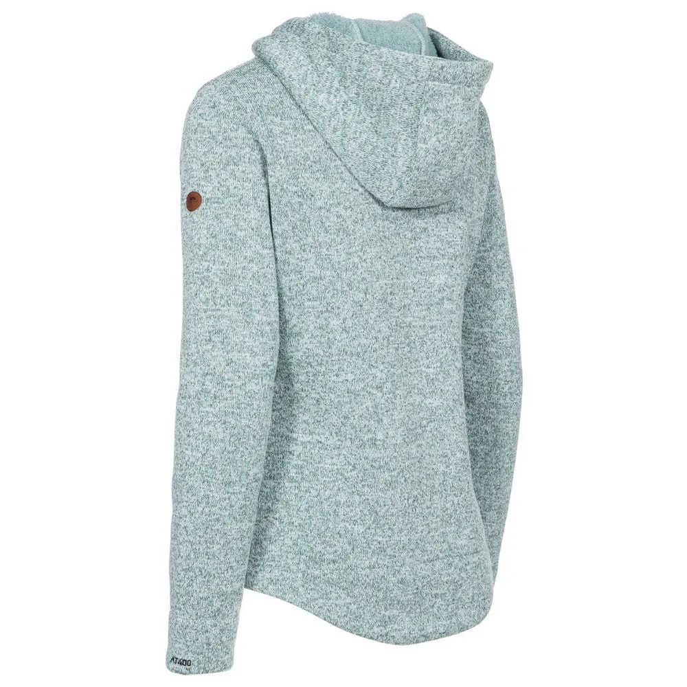 Trespass Teesta Fleecejakke Med Hette, Aquamarine