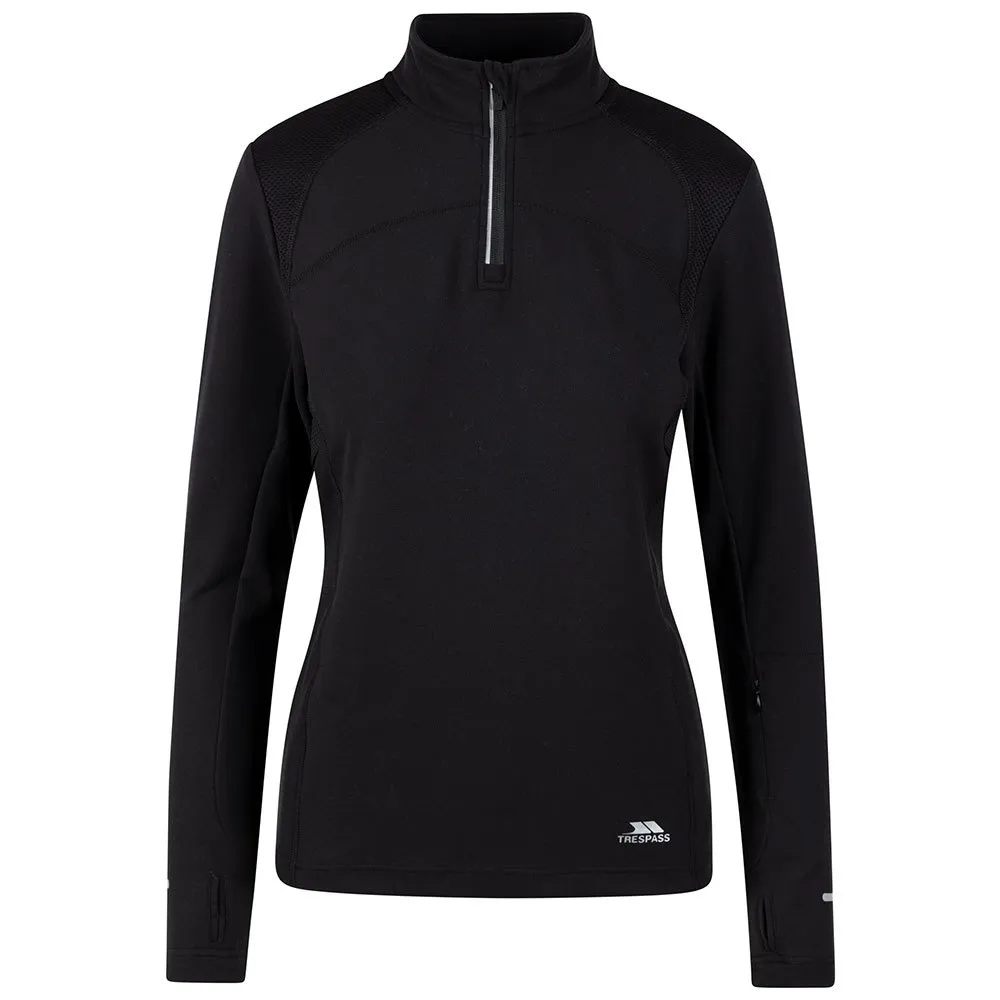 Trespass Terek Langarmet T-skjorte, Black Trespass Terek Langarmet T-skjorte, Black