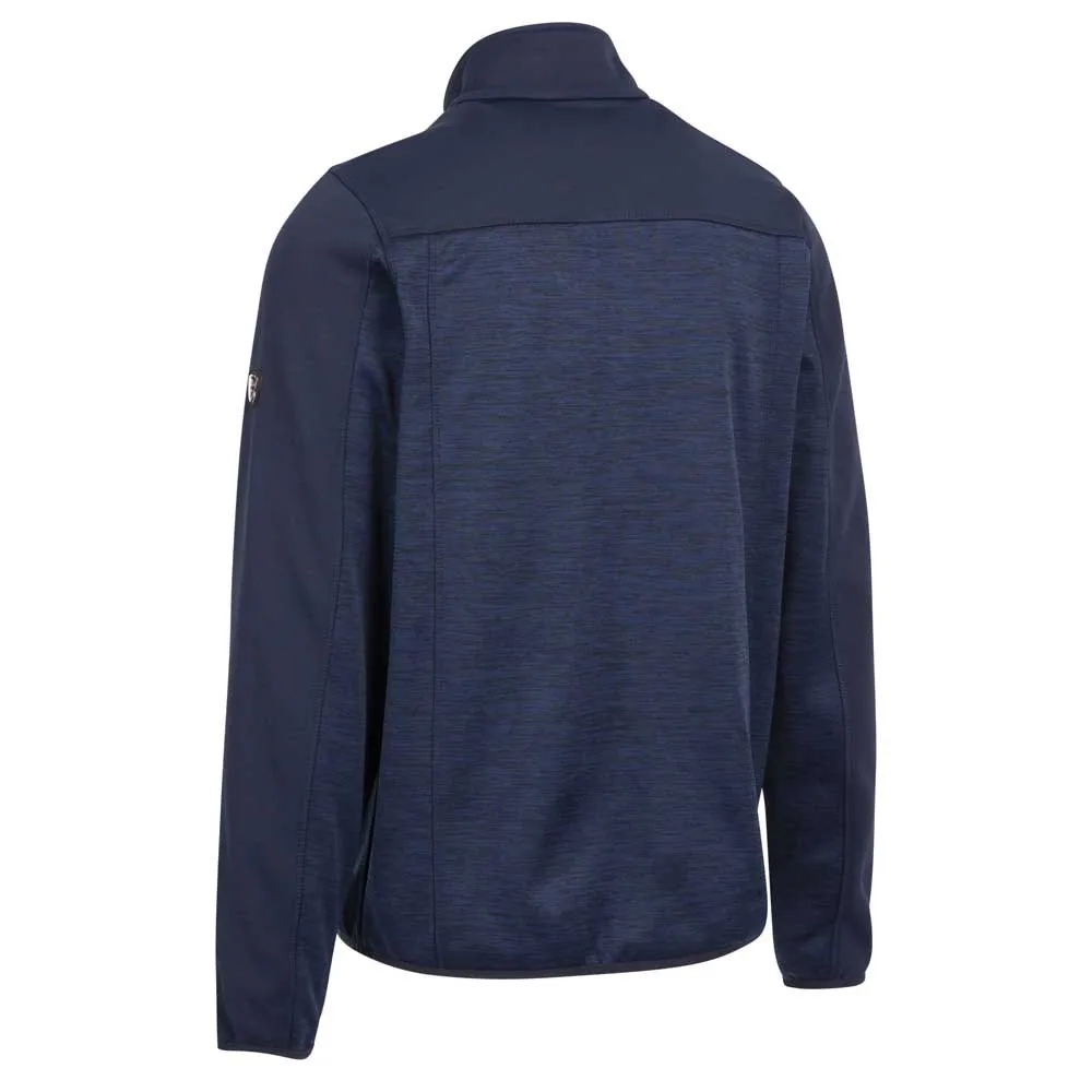 Trespass Thornage Fleecejakke Med Full Glidelås, Navy marl