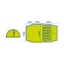 Trespass Torrisdale Telt, Blue, 6 Steder