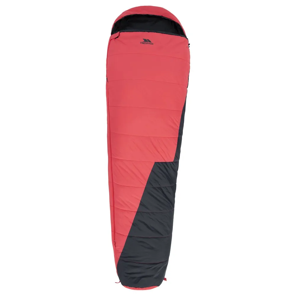 Trespass Tranquill Sovepose, Red, Central Zipper
