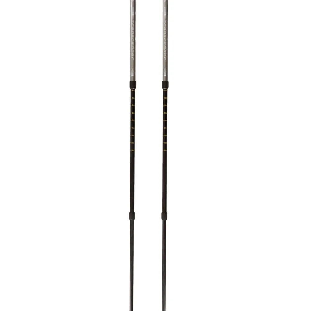 Trespass Transduo Spaserstokker, Graphite, 69-135cm Trespass Transduo Spaserstokker, Graphite, 69-135cm